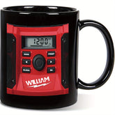 1pc 11oz Custom Name Mug with Digital Clock & Music Player - Personalized Father's Day Gift, Birthday Present for Men, Boyfriend, Dad - Hand Wash Only, Reusable Coffee Cup, Coffee Mug