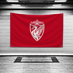 1pc 3X5 flag, Hanging Flags Garden Flag Banner Small Hand-held Flag Room Decoration Wall Decor Tapestry England-liverpool-fc Home Decor Items, 121.92X182.88cm