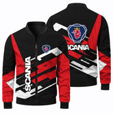 New SCANIA Men's Jacket Fashion Truck Logo Oversized Pilot Jacket Casual Outdoor Sports Cycling Motorcycle Jacket Men's Clothing