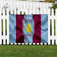 Car Funny Flag Flag to Hang Flags for Rooms Banner Flags for Bedrooms Garage Decoration Tapestry W-Aston Villas-a Outdoor Decor