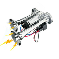 600DB 24V car horn Electric horn Supply double metal connected electric pump horn with relay car horn
