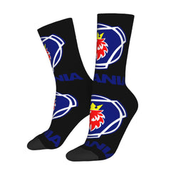 Truck Bus Scania Sock Printed Man Polyester