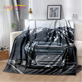 JY01HD Volvo Truck Lorry 3D Printing Soft Flannel Blankets,Throw Blanket Comfortable Blanket for Picnic Beds Sofa Home Bedroom@1