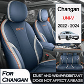 High Auto Car Seat Cushion Cover for Changan Chana UNI-V Univ 2022 2023 2024 2025 Four Seasons Seat Aviation Artificial Leather