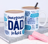 Emergency Dad Jokes Mug, Fathers Day Gift