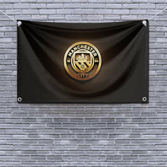 Manchester City Football Club Flag Hanging Flags 90x150cm Banner for Room Garage Bar Wall Tapestry Rcing Flag Flags and Banners