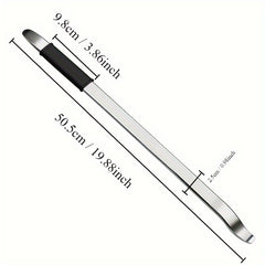 Durable Metal Professional Tire Removal Tool with Rubber Handle - Easy Tire Change for Home Garage & Auto Repair