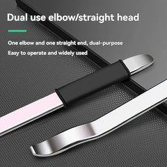 Durable Metal Professional Tire Removal Tool with Rubber Handle - Easy Tire Change for Home Garage & Auto Repair