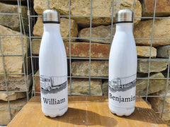 Personalised Lorry Vehicle Insulated Bottle - Gift for Lorry Lover - Personalised Vehicle Thermal Flask - Stainless Steel Water Bottle