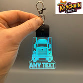 Personalised Truck / Trucker LED Keychain / Keyring, Truck Driver Gift, Lorry Driver Gift, Car Keys Keychain, Truck Life