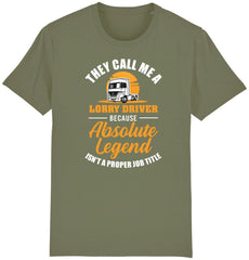 They call me a lorry driver t-shirt funny trucker hgv truck driving gift dad men