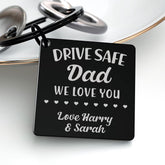 Drive Safe Keychain, Drive Safe Daddy, Drive Safe Gift, Dad Keyring Keychain, Daddy Gifts From Children, We Love You, Personalised Keyring