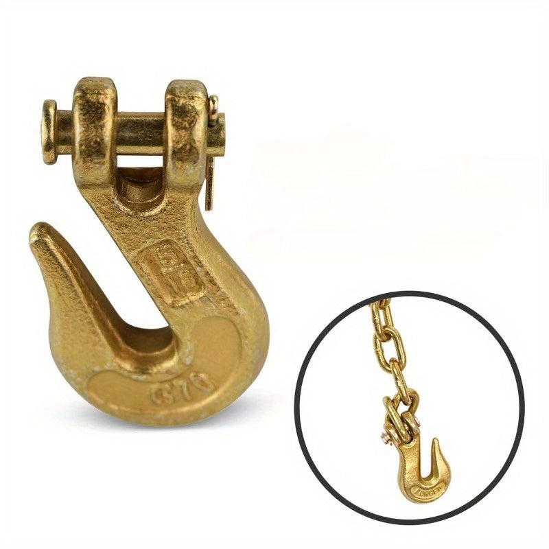 4pcs G70 Heavy-Duty U-Hooks with Safety Lock - Ideal for Securing Cargo on Trucks & Trailers