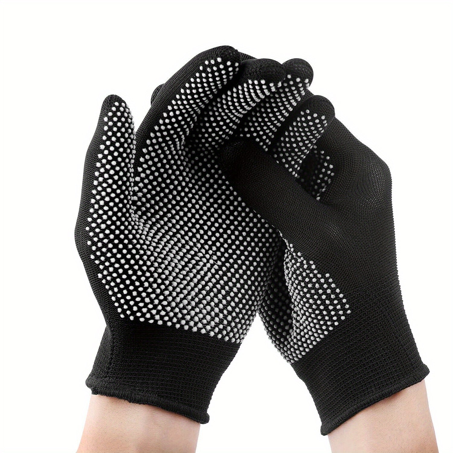 12 Pairs Premium Thin Work Gloves - Multi-Purpose Coated Nylon Non-Slip Shell Mittens for Ultimate Tool Work Hand Protection and Grip - Durable, Water-Resistant, and Breathable for Various Industrial and Outdoor Tasks