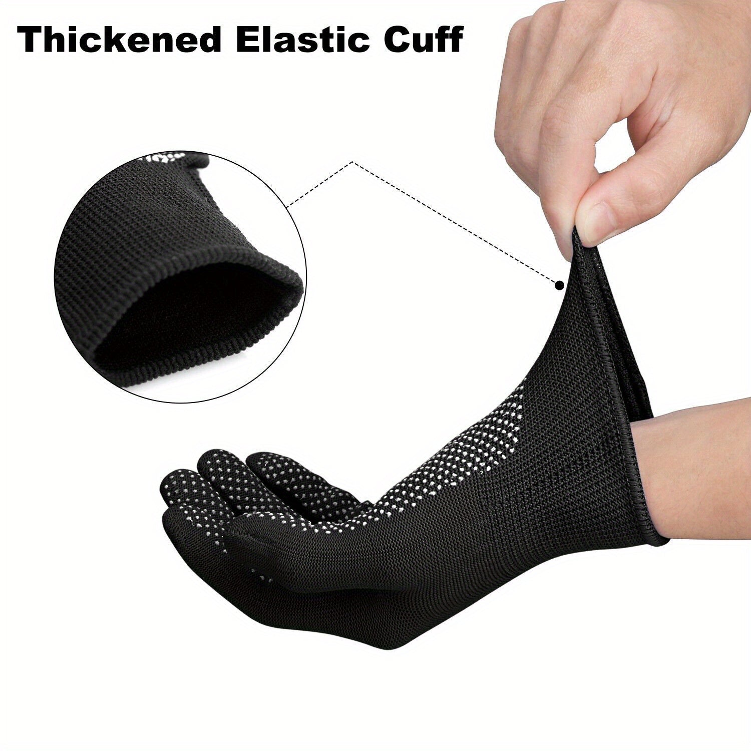 12 Pairs Premium Thin Work Gloves - Multi-Purpose Coated Nylon Non-Slip Shell Mittens for Ultimate Tool Work Hand Protection and Grip - Durable, Water-Resistant, and Breathable for Various Industrial and Outdoor Tasks