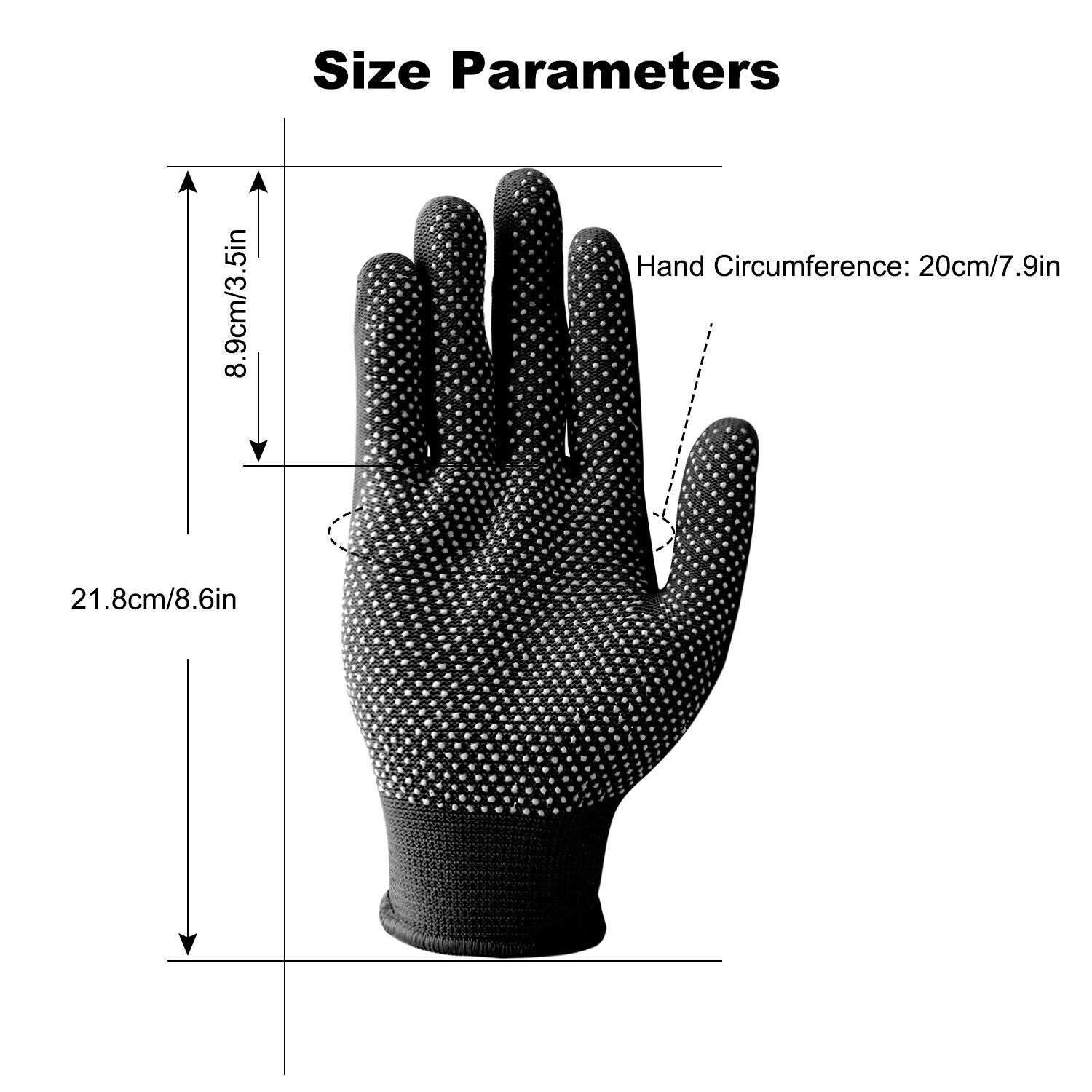 12 Pairs Premium Thin Work Gloves - Multi-Purpose Coated Nylon Non-Slip Shell Mittens for Ultimate Tool Work Hand Protection and Grip - Durable, Water-Resistant, and Breathable for Various Industrial and Outdoor Tasks