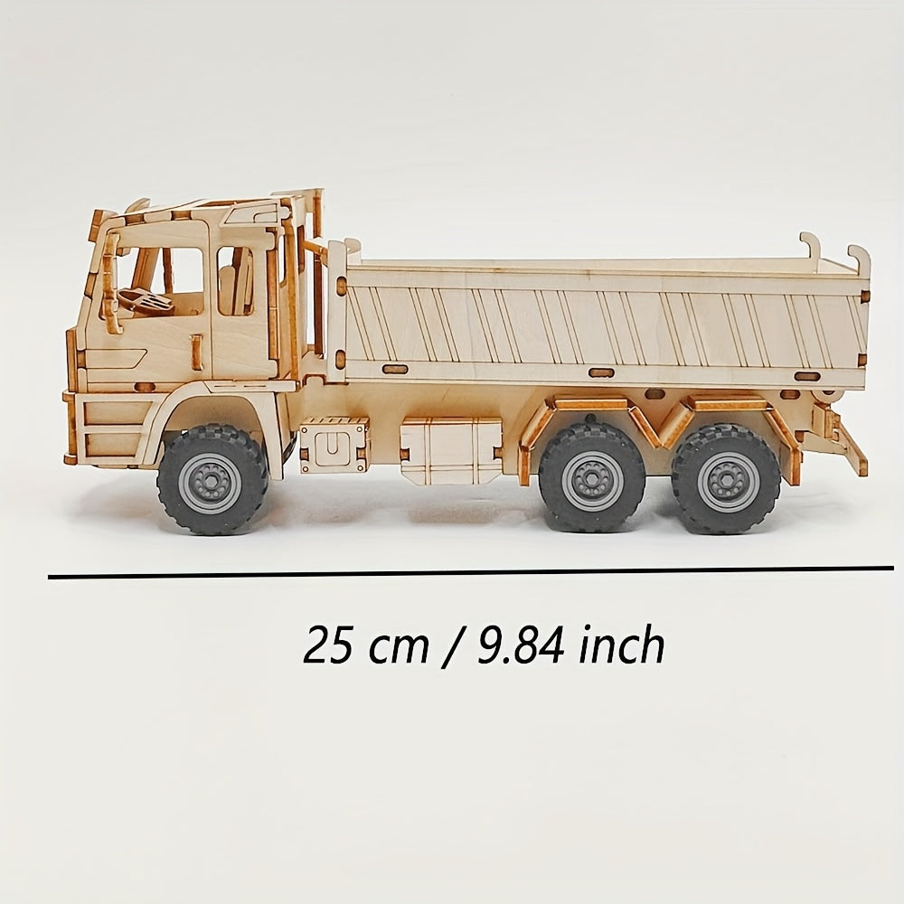 3D Woodcraft Handicraft Set, 3D Wooden Puzzles for Adults - Truck Kits for Adults, Model Car Kits, -Unique Gift on Birthday/Easter/Christmas Day, for Handicraft Enthusiasts, Assemble Your Collectibles