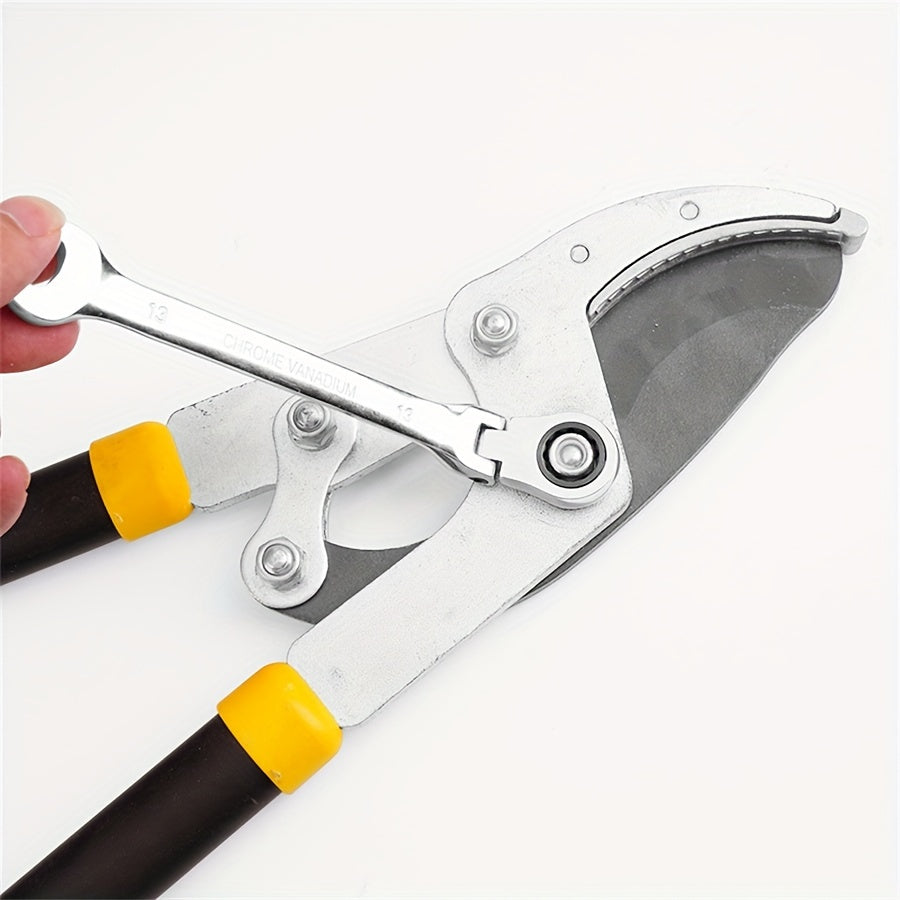 Adjustable Ratchet Wrench Set - Chrome-Plated, Quick-Release Open-End Design for Home & Auto Repairs