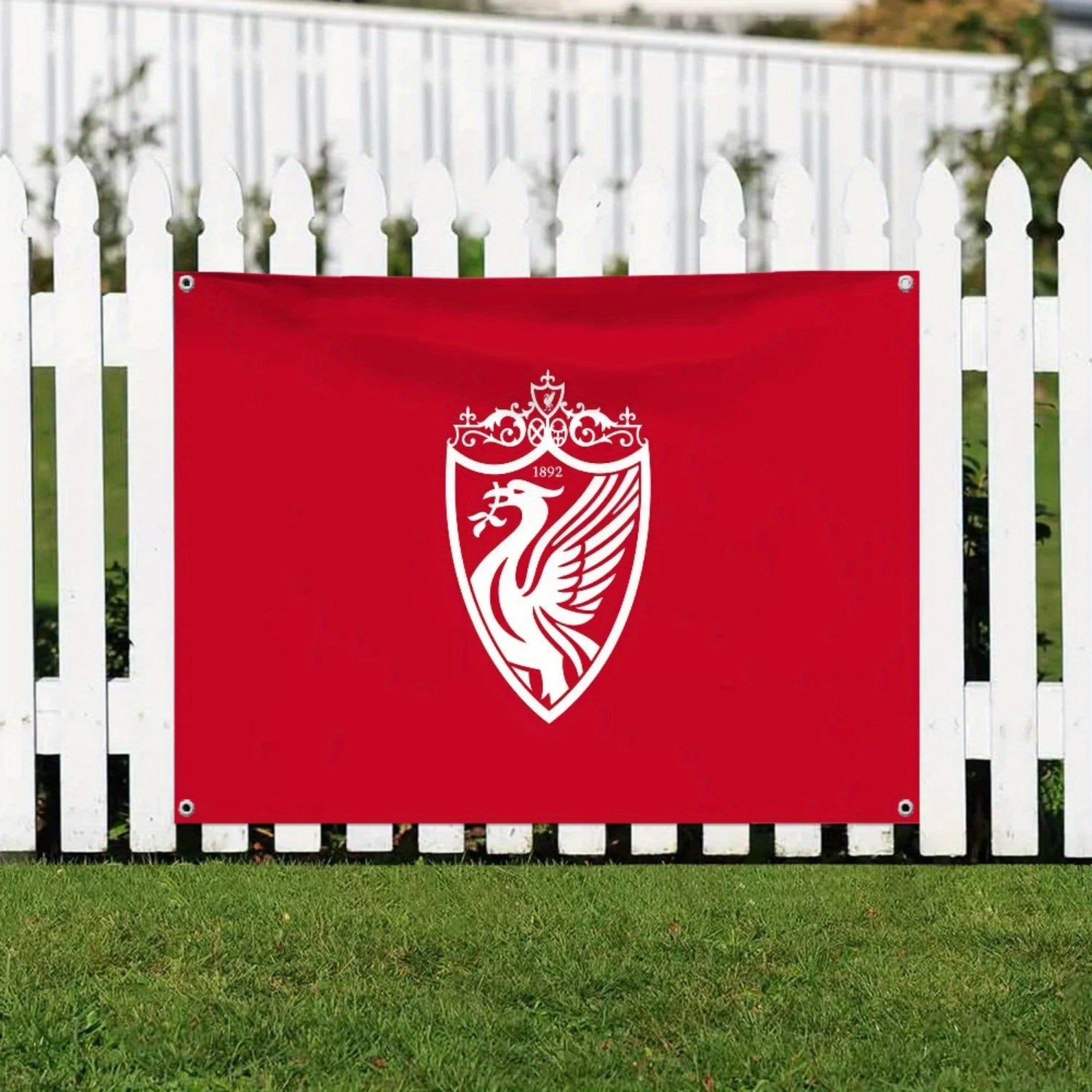 1pc 3X5 flag, Hanging Flags Garden Flag Banner Small Hand-held Flag Room Decoration Wall Decor Tapestry England-liverpool-fc Home Decor Items, 121.92X182.88cm
