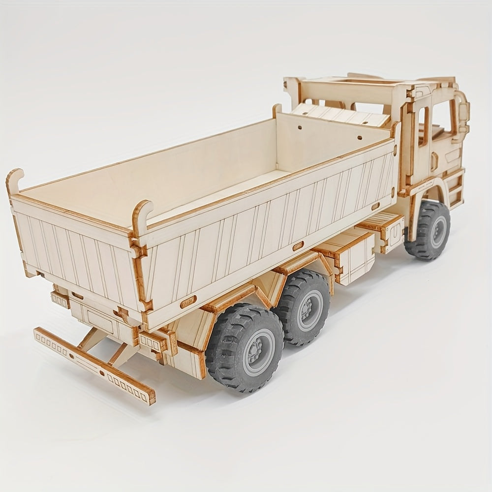 3D Woodcraft Handicraft Set, 3D Wooden Puzzles for Adults - Truck Kits for Adults, Model Car Kits, -Unique Gift on Birthday/Easter/Christmas Day, for Handicraft Enthusiasts, Assemble Your Collectibles