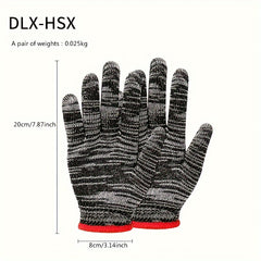 24-Pack Durable Work Gloves - Tear-Resistant, Lightweight, Breathable, Lead-Free Material, Ideal for Construction, Gardening, Home Renovation, Auto Repair, Machine Washable, BPA-Free, Perfect for Gardening Tools and Lawn Care
