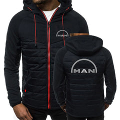 2023 Solid Color Men Truck Man Car Logo Baseball Jackets Slim Fit Thin Cotton Single-breasted Autumn Winter Streetwear Coats Top
