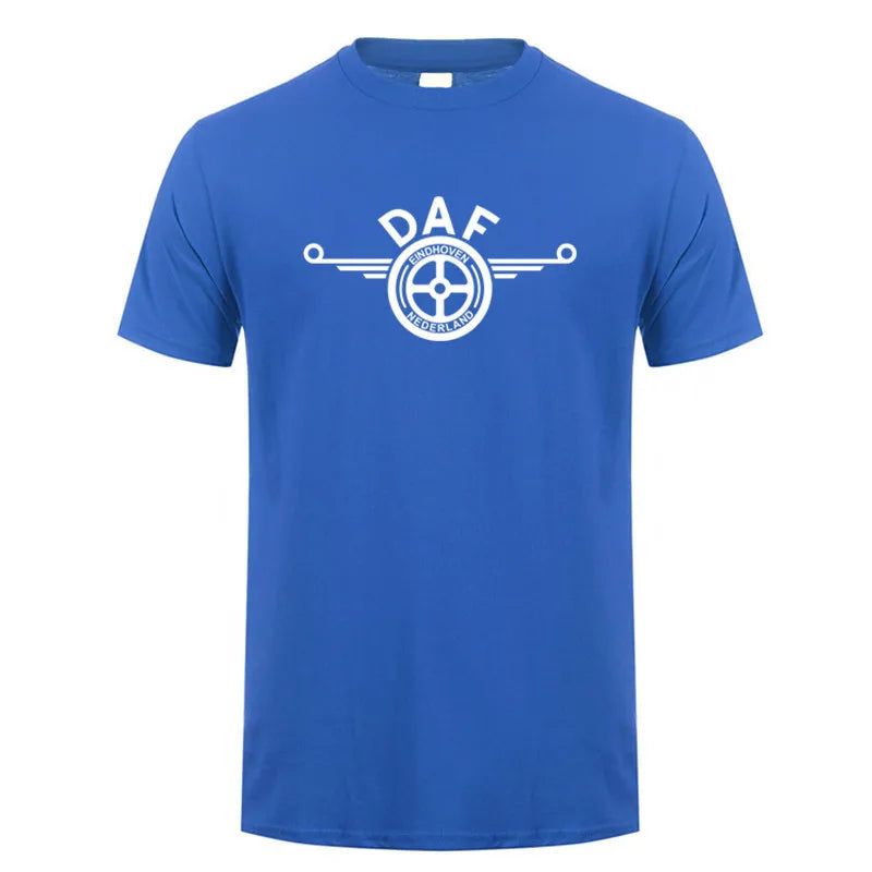 DAF Trucks T Shirt Men Summer Short Sleeve Cotton DAF Mans Tshirts XS-5XL LH-139