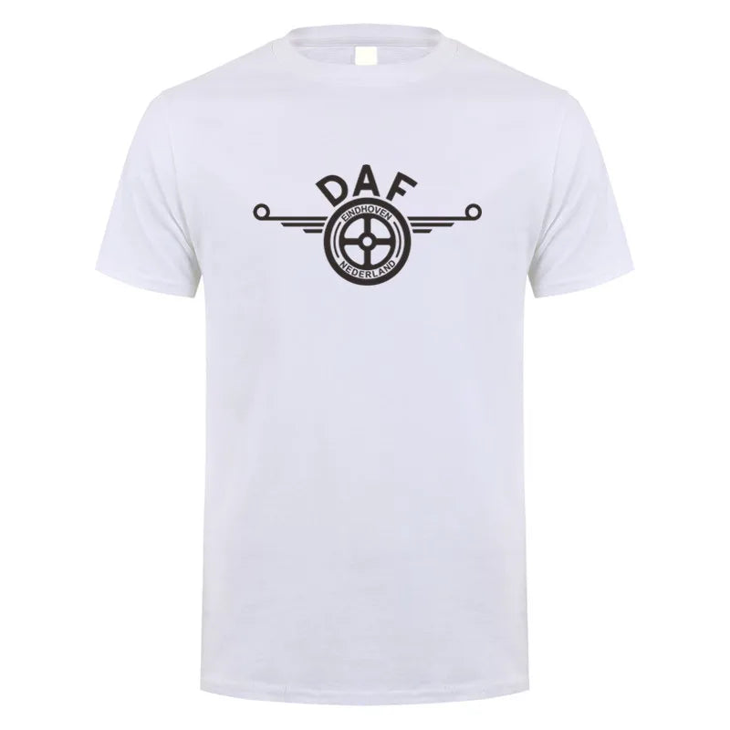 DAF Trucks T Shirt Men Summer Short Sleeve Cotton DAF Mans Tshirts XS-5XL LH-139