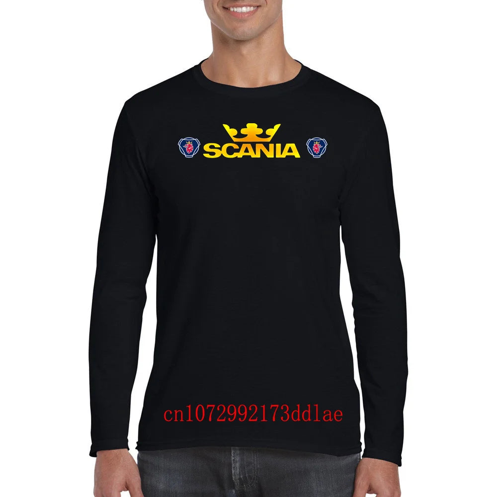 Classical Famous Scania Vabis Men T Shirt Classic Spring Autumn Tshirt Unisex S-4xl T-Shirt For Men Casual Crew Neck