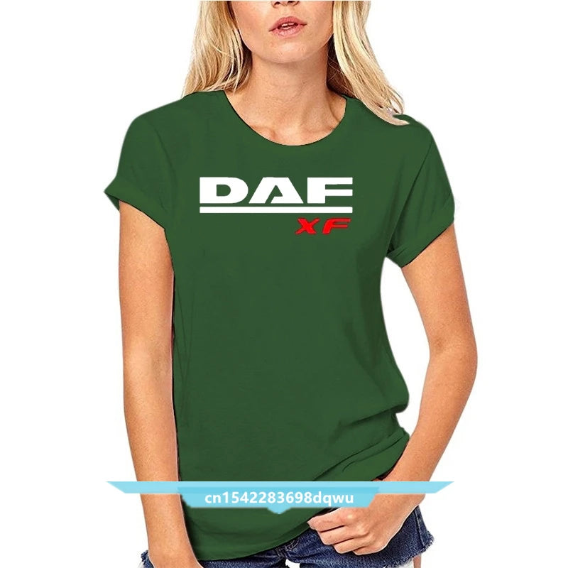 Truck Daf T Shirt Xf Trucker Lorry Driver Hgv Harajuku Streetwear Shirt Men Lf 3Xl V8 Extreme All Color