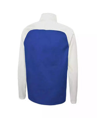 New Era | Men's Royal Los Angeles Rams Combine Authentic O-Line Raglan Half-Zip Jacket