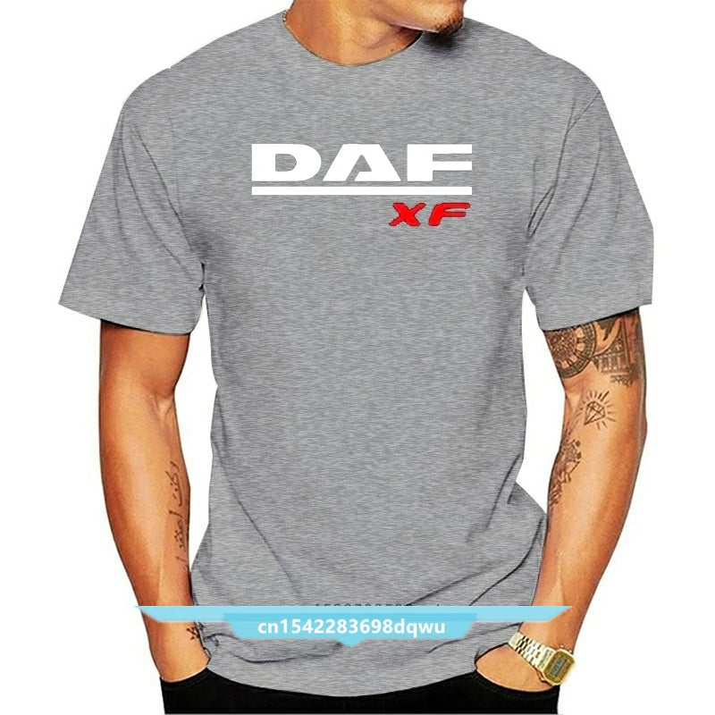 Truck Daf T Shirt Xf Trucker Lorry Driver Hgv Harajuku Streetwear Shirt Men Lf 3Xl V8 Extreme All Color
