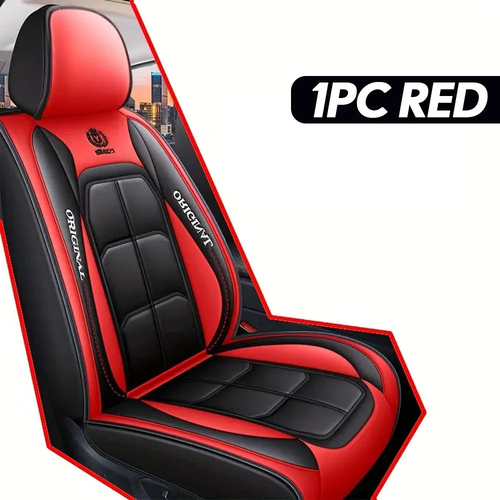1/2PCS Universal PU Leather Set Car Seat Covers Full Surround Protection Easy Installation & Maintenance Front Car Seat Covers