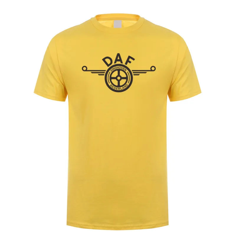 DAF Trucks T Shirt Men Summer Short Sleeve Cotton DAF Mans Tshirts XS-5XL LH-139