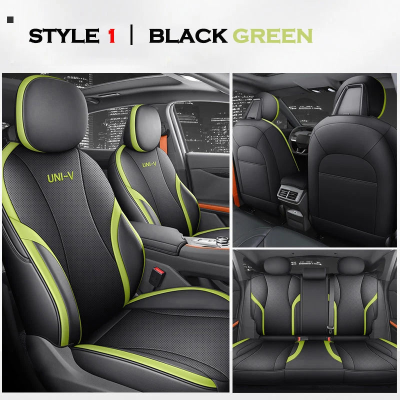 High Auto Car Seat Cushion Cover for Changan Chana UNI-V Univ 2022 2023 2024 2025 Four Seasons Seat Aviation Artificial Leather