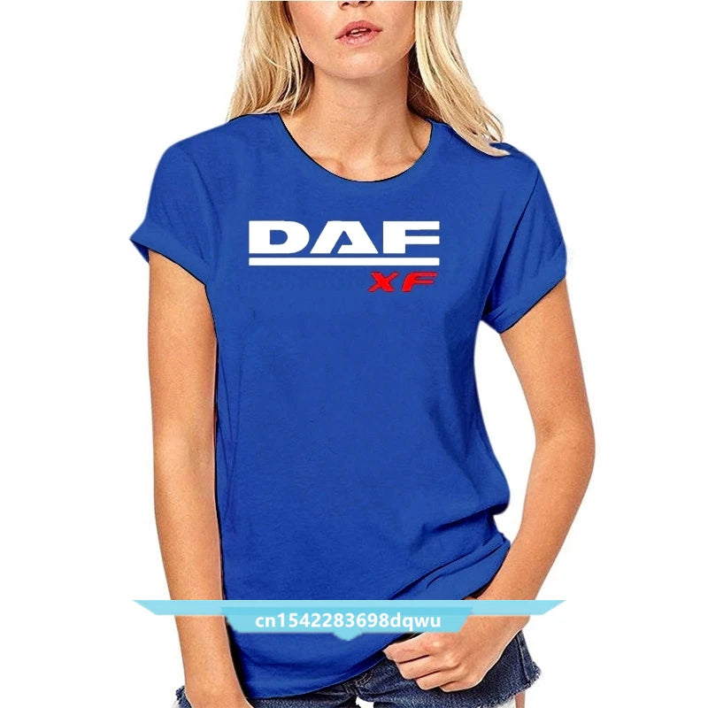 Truck Daf T Shirt Xf Trucker Lorry Driver Hgv Harajuku Streetwear Shirt Men Lf 3Xl V8 Extreme All Color