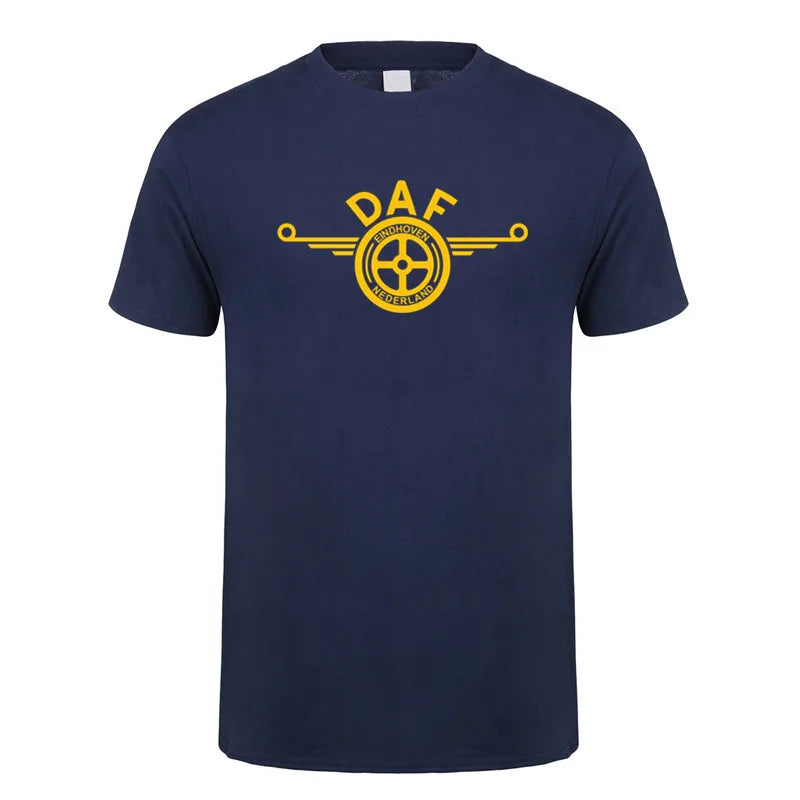 DAF Trucks T Shirt Men Summer Short Sleeve Cotton DAF Mans Tshirts XS-5XL LH-139