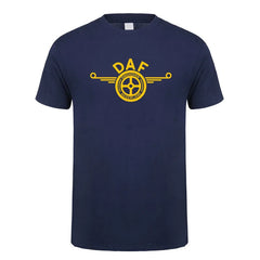 DAF Trucks T Shirt Men Summer Short Sleeve Cotton DAF Mans Tshirts XS-5XL LH-139
