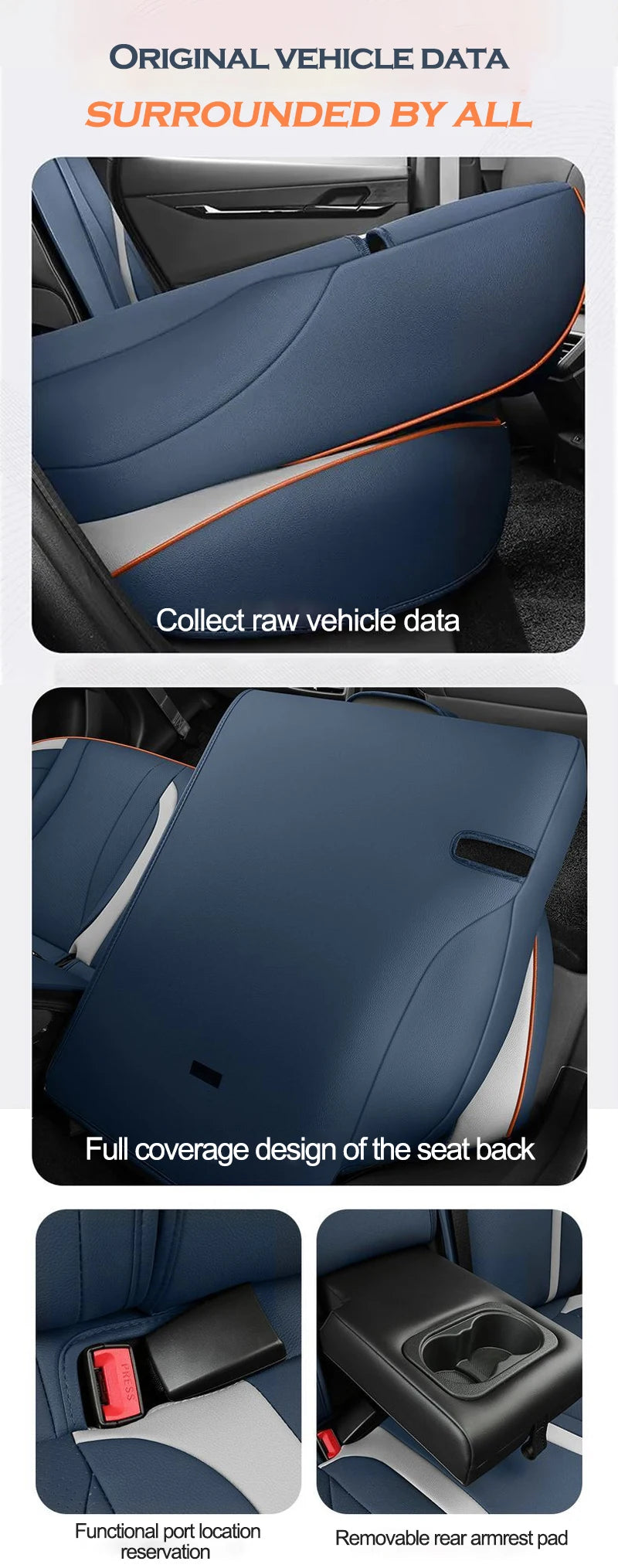 High Auto Car Seat Cushion Cover for Changan Chana UNI-V Univ 2022 2023 2024 2025 Four Seasons Seat Aviation Artificial Leather