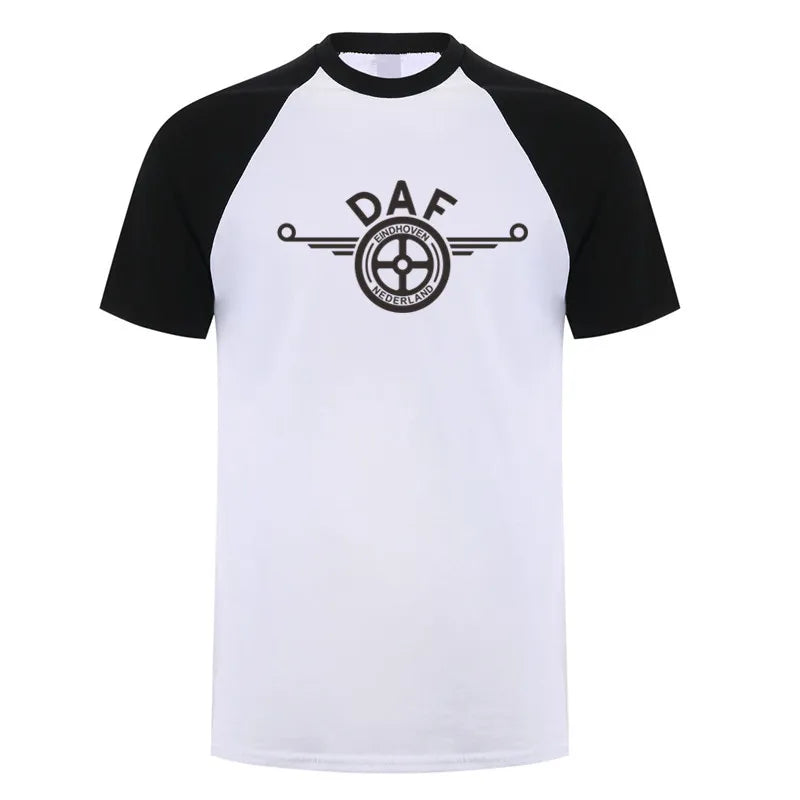 DAF Trucks T Shirt Men Summer Short Sleeve Cotton DAF Mans Tshirts XS-5XL LH-139