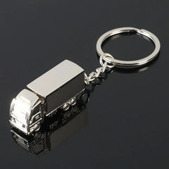 10Pcs Metal Truck Lorry Car Key Ring Keyfob Keychain Creative Gift Lovely Keyring