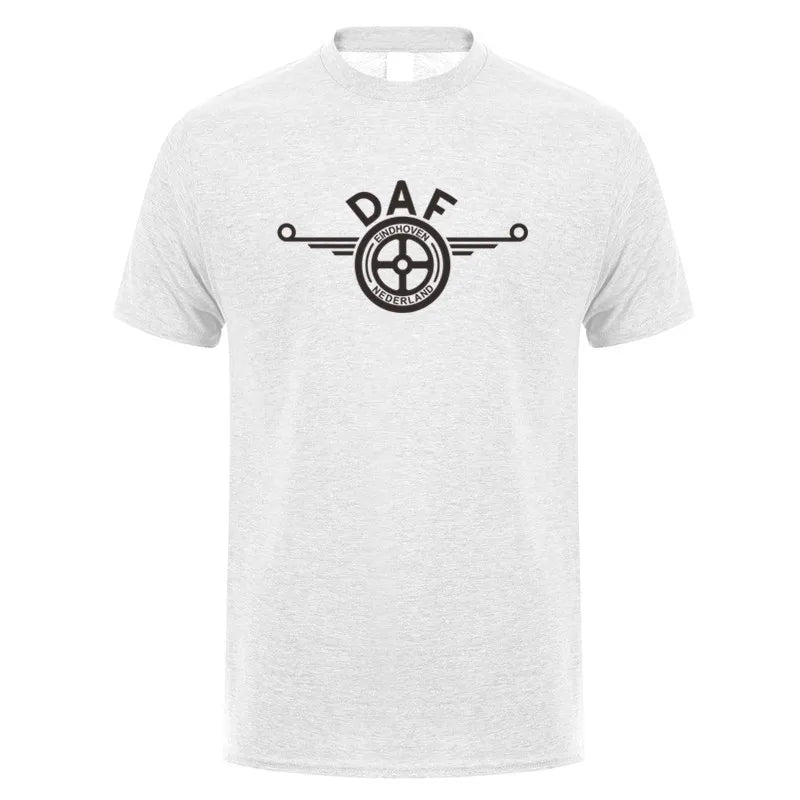 DAF Trucks T Shirt Men Summer Short Sleeve Cotton DAF Mans Tshirts XS-5XL LH-139