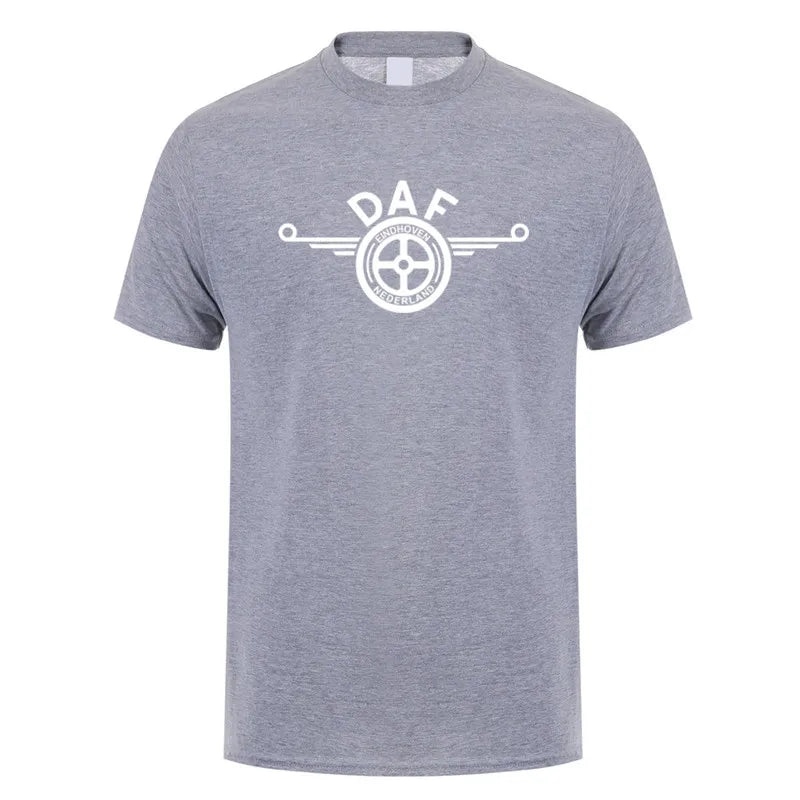 DAF Trucks T Shirt Men Summer Short Sleeve Cotton DAF Mans Tshirts XS-5XL LH-139