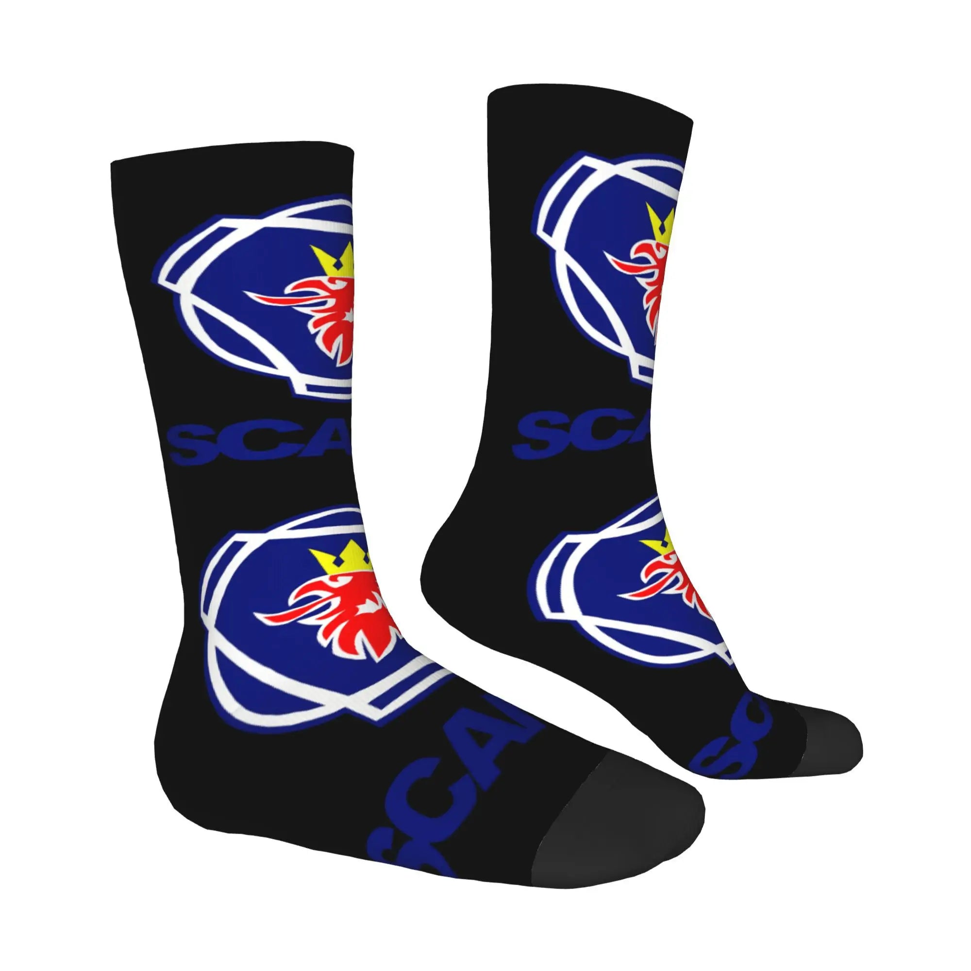 Truck Bus Scania Sock Printed Man Polyester