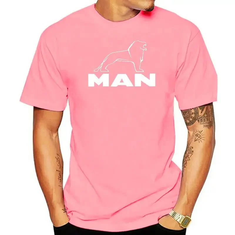 100% cotton men T shirt Women Tops tee MAN TRUCK LOGO UNISEX T-SHIRT Age1-3XL TGX TGL TGM TGS HAULAGE TRUCK DRIVER GIFT