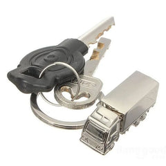 10Pcs Metal Truck Lorry Car Key Ring Keyfob Keychain Creative Gift Lovely Keyring
