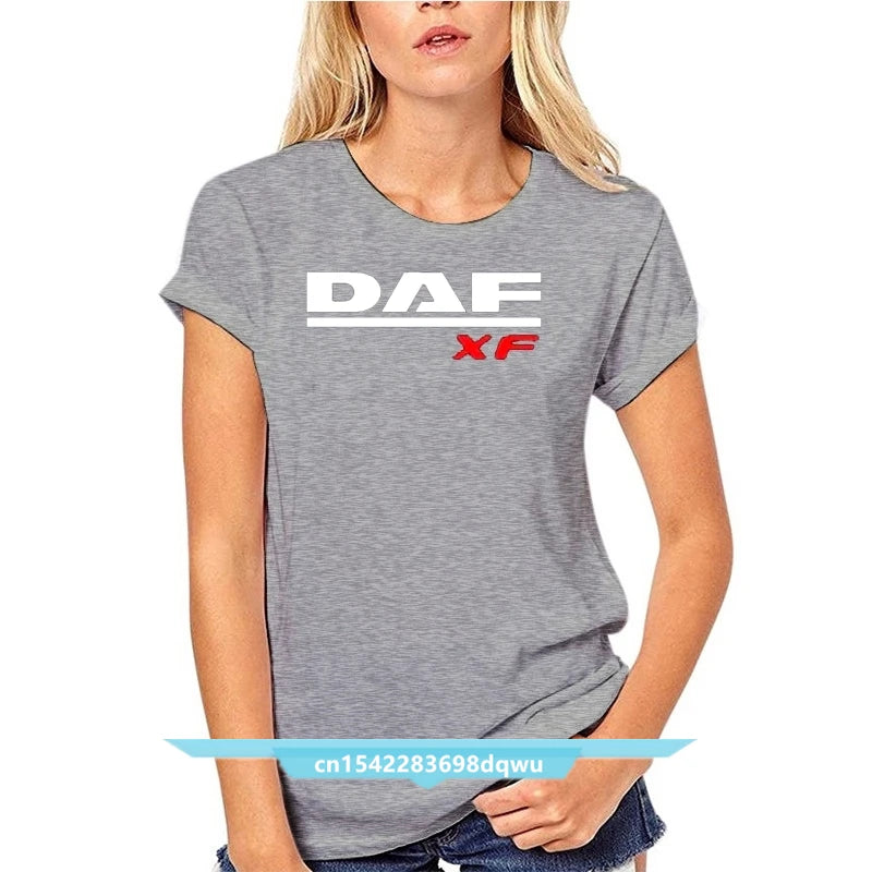 Truck Daf T Shirt Xf Trucker Lorry Driver Hgv Harajuku Streetwear Shirt Men Lf 3Xl V8 Extreme All Color