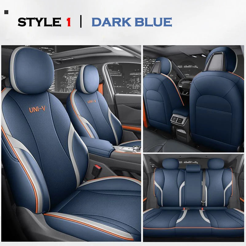 High Auto Car Seat Cushion Cover for Changan Chana UNI-V Univ 2022 2023 2024 2025 Four Seasons Seat Aviation Artificial Leather