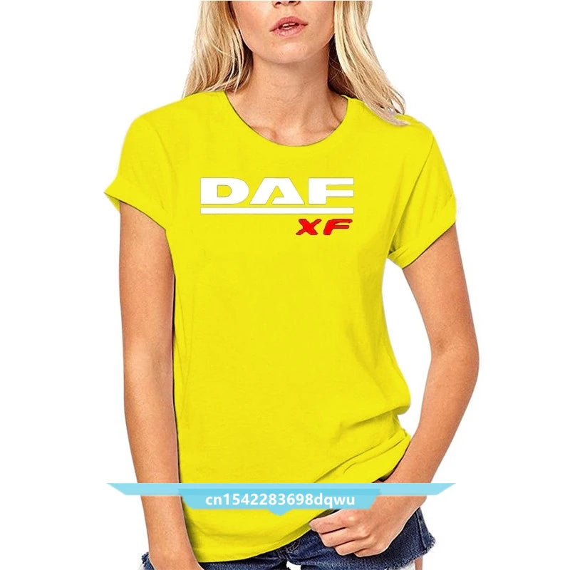 Truck Daf T Shirt Xf Trucker Lorry Driver Hgv Harajuku Streetwear Shirt Men Lf 3Xl V8 Extreme All Color