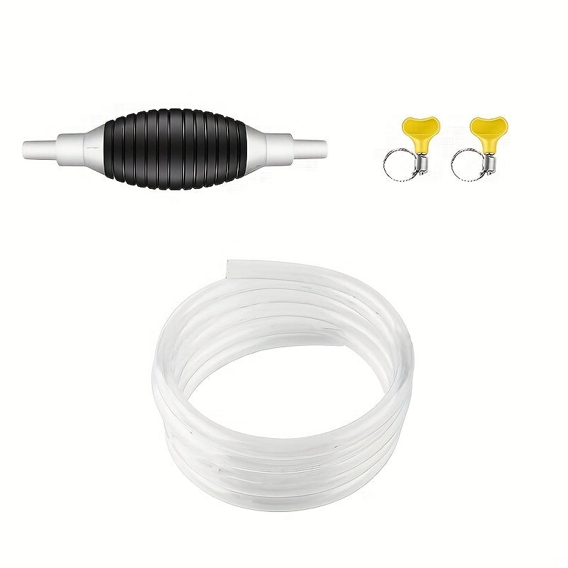 1set Manual Self Suction Oil Pump, Gasoline And Diesel High Flow Suction Oil Guide Pipe, Truck Urea Thickened Water Change Oil Pump